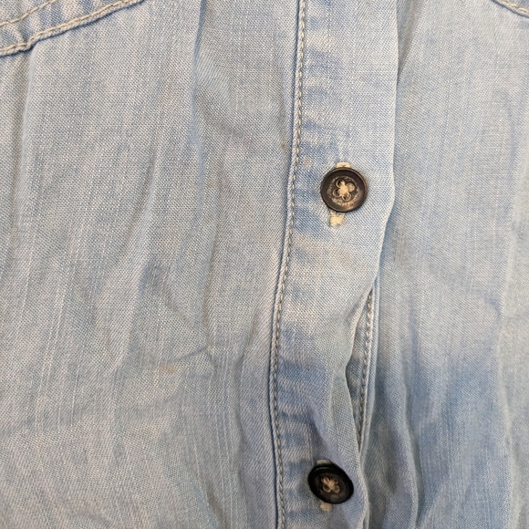Yest denim long sleeve button-up dress size 8 - Picture 2 of 5